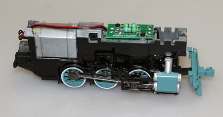 Complete Loco Chassis - Light Blue ( HO 0-6-0/2-6-0/2-6-2 )